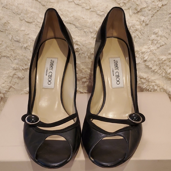 Jimmy Choo Shoes - Jimmy Choo Peep Toe Heels
